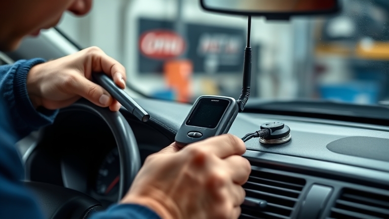 Lắp đặt GPS theo dõi xe vào vị trí táp lô, công nghệ định vị xe chuyên nghiệp