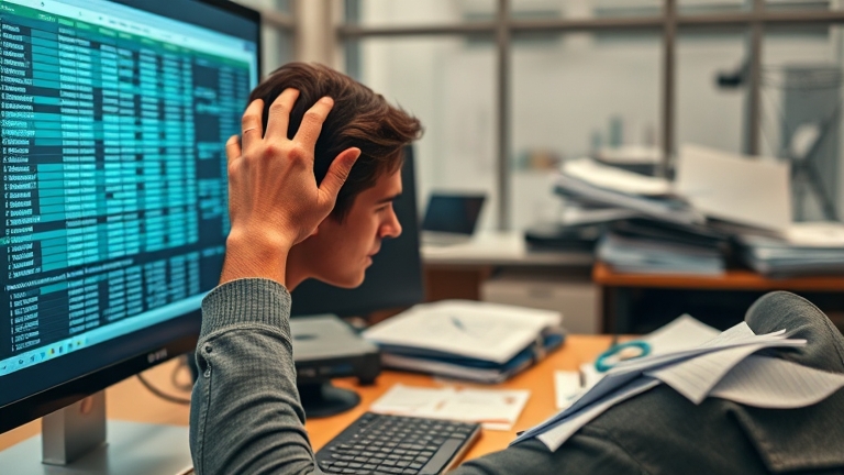 Rủi ro quản lý dữ liệu công tác bán hàng trên Excel — khó kiểm soát, dễ xóa nhầm, không có lịch sử thay đổi