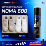 NOMA 680 bình xịt tẩy rửa nội thất ô tô dạng bọt 650ml
