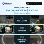 NOMA 922 sử dụng trên kính lái ô tô, gương xe, gương nhà vệ sinh