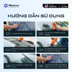 Các bước sử dụng dung dịch phủ nano kính NOMA 922 chi tiết