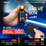 NOMA 880 bao gồm dung dịch phủ tinh thể và Pad chà chuyên dụng
