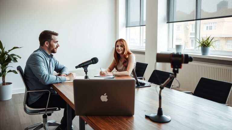Ghi âm tự động Voice Activation trong cuộc họp văn phòng: máy ghi âm Doscom DR1 trên bàn họp với người tham gia, ánh sáng tự nhiên, thiết kế chuyên nghiệp
