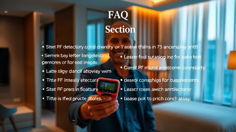 Người dùng an tâm sử dụng máy dò camera ẩn để kiểm tra phòng, thể hiện độ tin cậy và dễ sử dụng