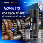 Noma 110 xóa sạch rỉ sét bôi trơn các chi tiết kim loại xe