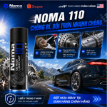 Thời gian hiệu quả NOMA 110: tác dụng 5-15 phút, bôi trơn 1-3 tháng, bảo vệ 3-6 tháng