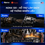 Hoạt chất PEA trong Noma 120 tiếp cận và loại bỏ cặn bám