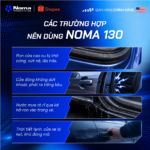 Noma 130 giải quyết các vấn đề phổ biến: ron khô cứng, cửa kêu, ẩm mốc