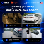 Tình huống lốp xe bị xì lốp ban đêm, trên cao tốc, đường vắng và không biết thay lốp