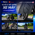 Tự xử lý vết thủng xe máy chỉ trong 5 phút với Noma 998