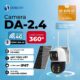 camera 4G năng lượng mặt trời — Camera 4G năng lượng mặt trời DA2.4 Doscom với 2 mắt kép 360 độ