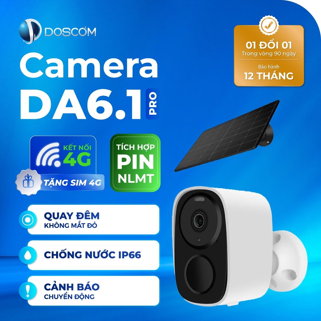 Camera DA6.1 với bảo hành 12 tháng, 01 đổi 01 90 ngày