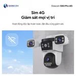 CAMERA DA3 PRO 4G – CAMERA 3 MẮT 3 KHUNG HÌNH, KẾT NỐI 4G LINH HOẠT
