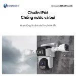 Camera DA3 Pro 4G - Camera 3 mắt 4G chống nước vệ sinh