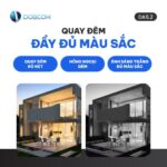 Quay đêm đầy đủ màu sắc camera DA6.2 ban ngày ban đêm