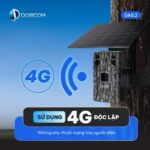 Kết nối 4G độc lập camera DA6.2 không cần điện lưới