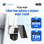 Pin năng lượng mặt trời 8000mAh hoạt động 72h kể cả khi thiếu ánh sáng
