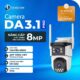 camera wifi ngoài trời — Camera wifi ngoài trời DOSCOM DA3.1 Pro 8MP 2 mắt kép