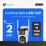 Camera wifi 2 mắt kép giám sát toàn bộ khu vực