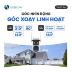 Góc nhìn rộng camera wifi ngoài trời DA3.1 Pro