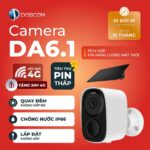 Camera wifi tích hợp pin năng lượng mặt trời Da6.1