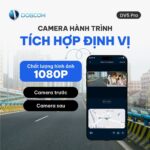 Camera hành trình tích hợp định vị GPS với 2 mắt cam 1080P