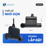 Thiết kế nhỏ gọn 2 mắt camera của định vị GPS DV5 Pro