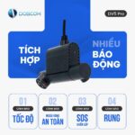 Tích hợp nhiều chức năng cảnh báo bảo động trên định vị GPS DV5 Pro