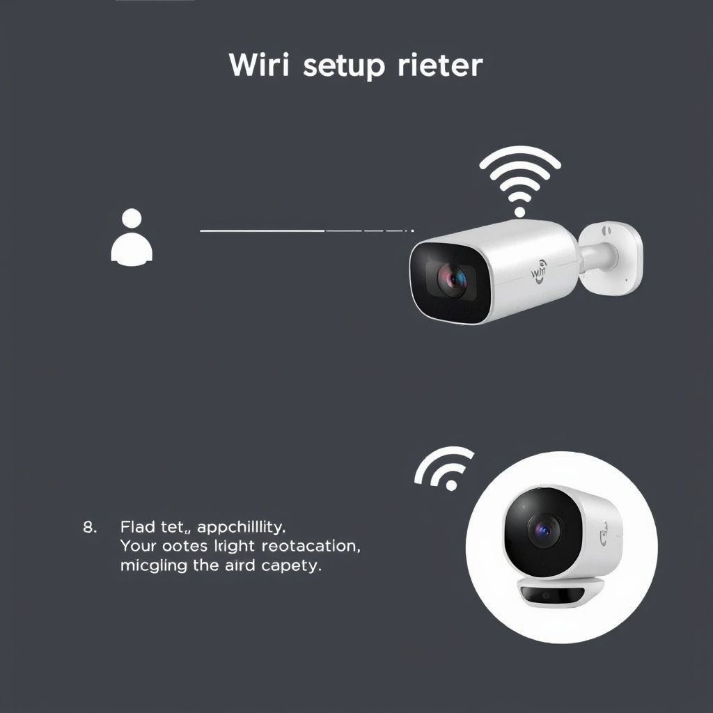 Quá trình kết nối camera Doscom DA8.1 với WiFi.