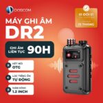 máy ghi âm di động — Máy ghi âm di động DR2 DOSCOM tích hợp màn hình 1,2 inch