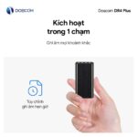 Máy ghi âm mini DR4 Plus với kích thước nhỏ gọn, dễ bảo quản trong tay, cặp xách