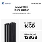 DR4 Plus hỗ trợ lưu trữ 192 giờ không giới hạn với bộ nhớ 16GB và 128GB