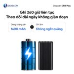 Pin 1600 mAh và ghi âm không ngắt quãng 260 giờ liên tục