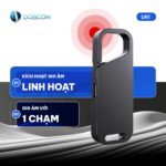 Móc khóa ghi âm DR1 Doscom thiết kế nhỏ gọn kín đáo
