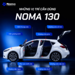 Sơ đồ vị trí bôi trơn NOMA 130 trên xe hơi