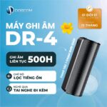 Máy ghi âm DR4 ghi âm liên tục 500 giờ lọc tiếng ồn