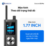 Máy dò D3 Pro màn hình LCD 1.77 inch theo dõi chế độ và mức tín hiệu