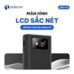 Màn hình LCD sắc nét máy ghi âm DR4 Pro dễ dàng theo dõi