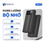 Máy Ghi Âm Chuyên Nghiệp Siêu Lọc Âm Doscom DR4 Pro Pin 500 Giờ