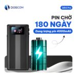 Pin 4000mAh máy ghi âm lọc tiếng ồn chờ 180 ngày
