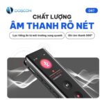 Ghi âm thanh 360 độ và lọc tiếng ồn từ môi trường xung quanh