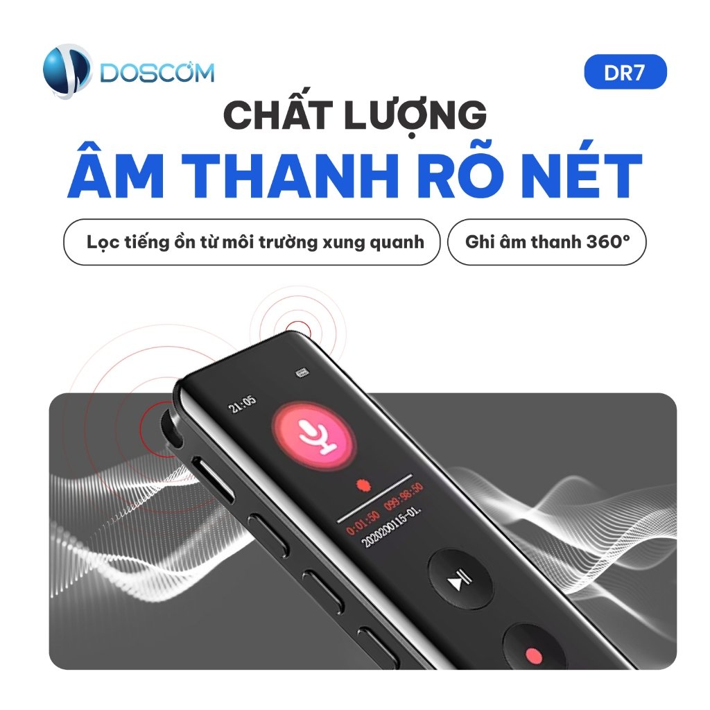 Ghi âm thanh 360 độ và lọc tiếng ồn từ môi trường xung quanh