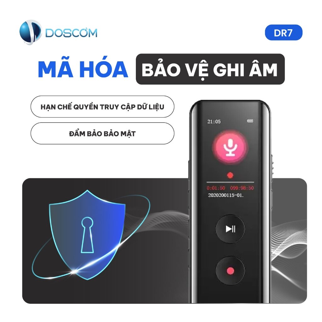 Mã hóa bảo vệ ghi âm và đảm bảo bảo mật dữ liệu