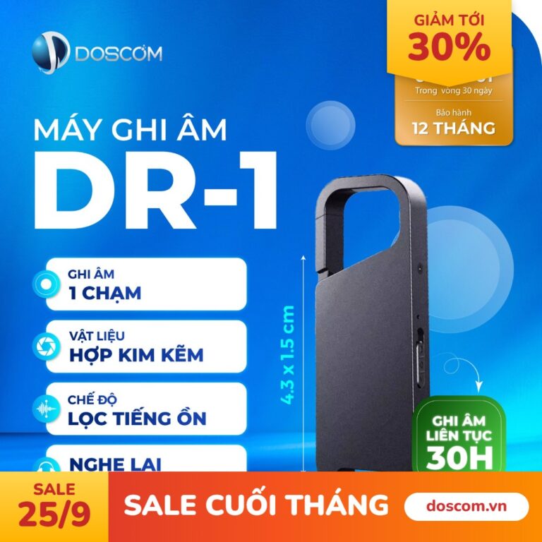 Móc khóa ghi âm DR1