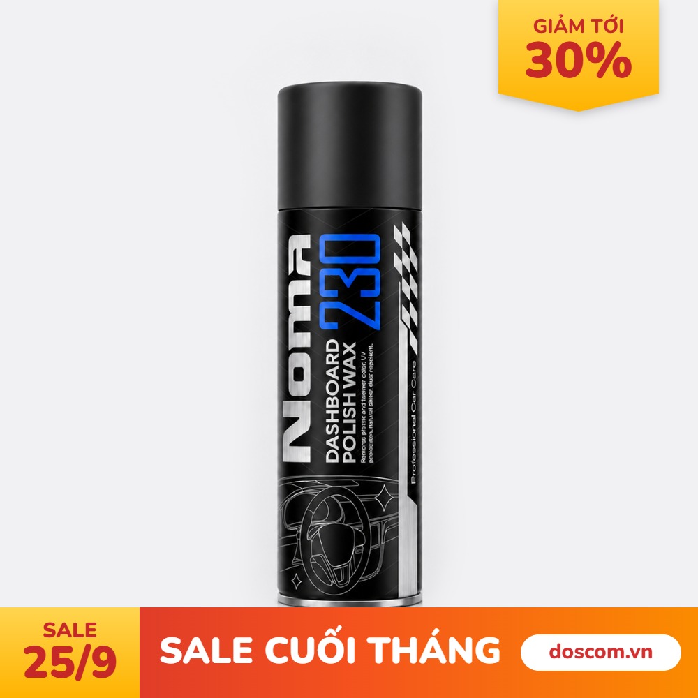 NOMA 230 - Chai xịt làm mới nội ngoại thất & nhựa nhám