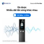 Dải tần hoạt động 50MHz - 6GHz của máy dò camera ẩn