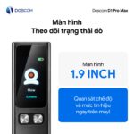 Màn hình LCD 1.9 inch hiển thị rõ ràng thông tin phát hiện