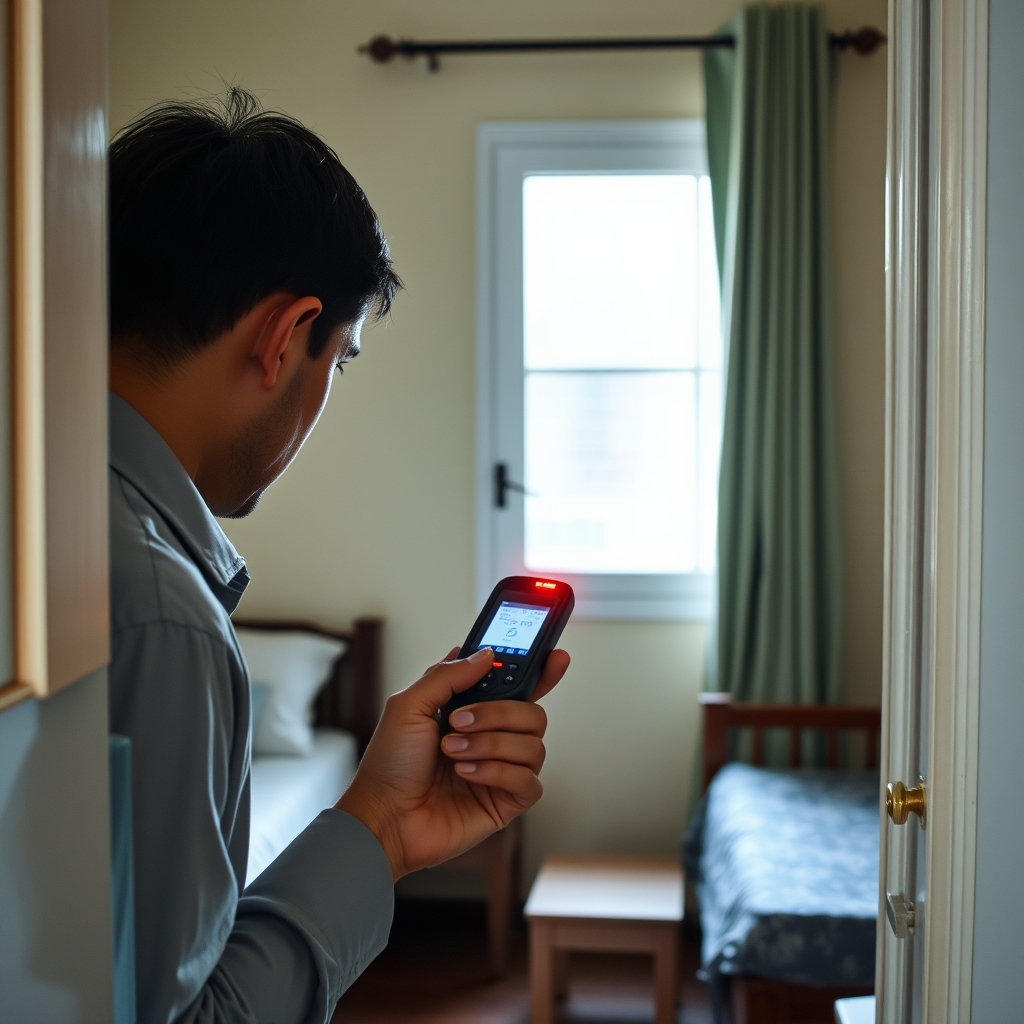 Dấu hiệu bị nghe lén ở nhà: dùng máy dò để phát hiện camera ẩn, thiết bị ghi âm