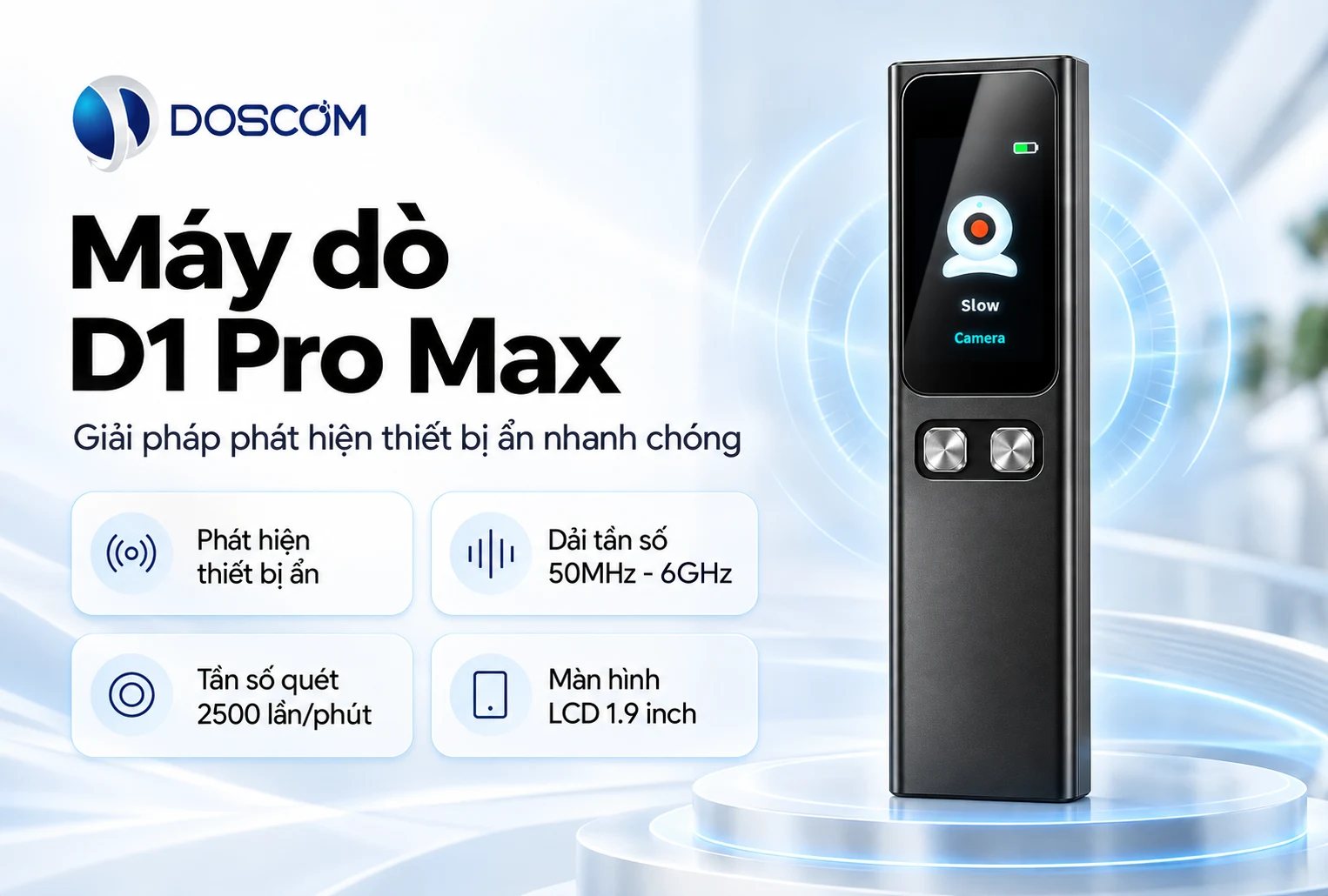 Máy dò D1 Pro Max Doscom