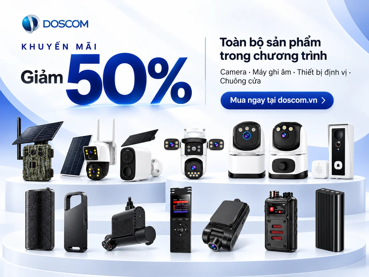 Khuyến mãi DOSCOM giảm đến 50%